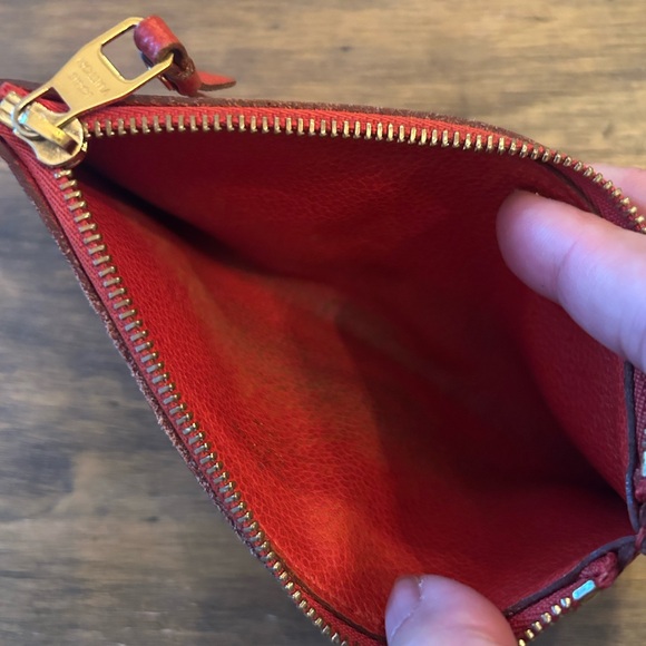 Josephine Zippered Wallet Insert Monogram Empreinte Leather Cerise Louis Vuitton - Picture 10 of 15